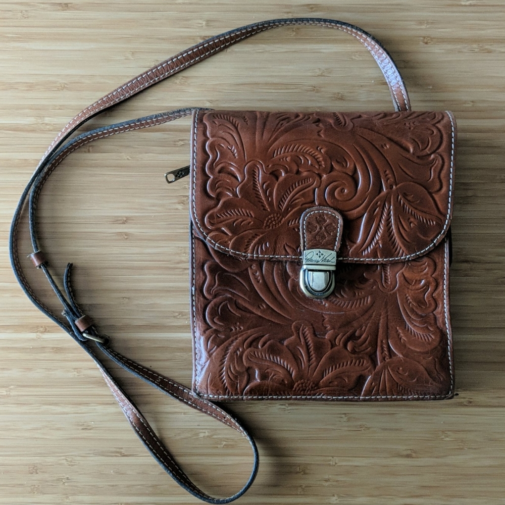 Patricia Nash Leather Crossbody Purse